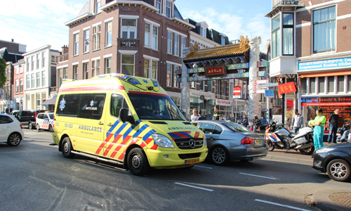 16 oktober Meisje aangereden op fiets Stille Veerkade Den Haag