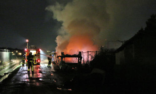 21 november Caravan brandt uit op het Haantje in Rijswijk