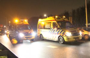 Ongeval tussen vrachtwagen en drie personenauto’s Kruithuisweg Delft