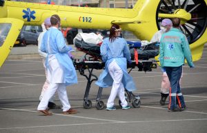 Coronapatiënt per helikopter vervoerd vanaf Haga Ziekenhuis Den Haag