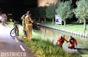 Verlaten fiets langs het water zorgt voor inzet brandweer Woudseweg De Lier