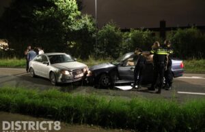 Spookrijdster onder invloed veroorzaakt aanrijding Marathonweg Vlaardingen