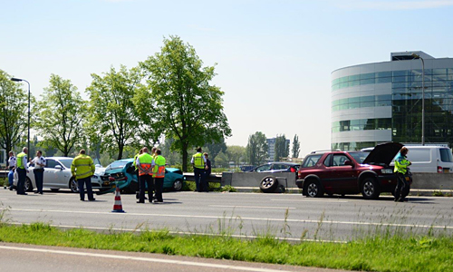 5 mei Kop-staart aanrijding A13 Delft