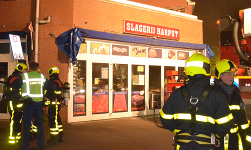 14 mei Brand in slagerij Dorpsstraat Zoetermeer