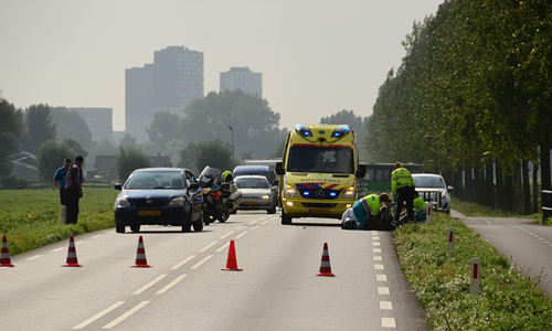 13 september Motorrijder botst achterop auto N206 Zoetermeer