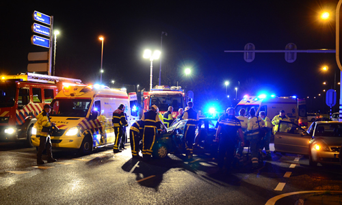 17 november Twee gewonden bij ongeval Oostweg Zoetermeer