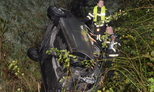 13 december Auto raakt van de weg Ruimtebaan Zoetermeer