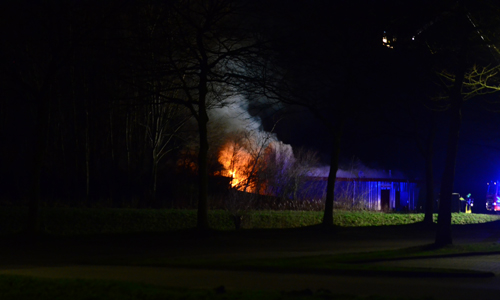 31 december Uitslaande brand bij Snow world Buytenparklaan Zoetermeer