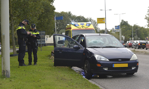 9 oktober Eenzijdig ongeval Plesmanlaan Leiden