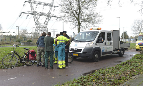 4 november Ongeval met veel geluk Gooimeerlaan Leiden