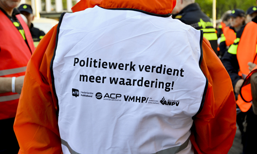 Politie akties op het Binnenhof 0003