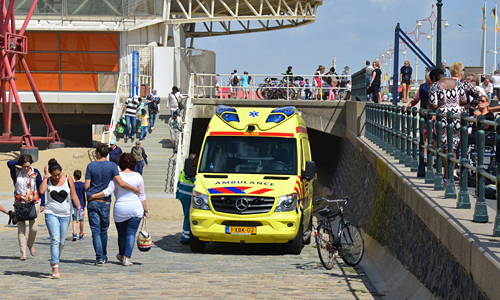 9 augustus Power Rib omgeslagen voor kust Scheveningen