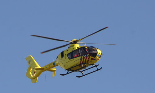 19 februari Traumahelikopter rukt uit voor medische noodsituatie in woning Den Haag