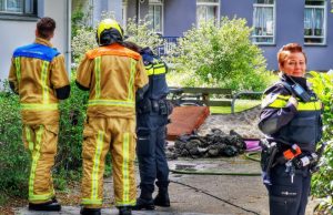 Lichtgewonde bij brand in kelder Van Ruysbroekstraat Den Haag