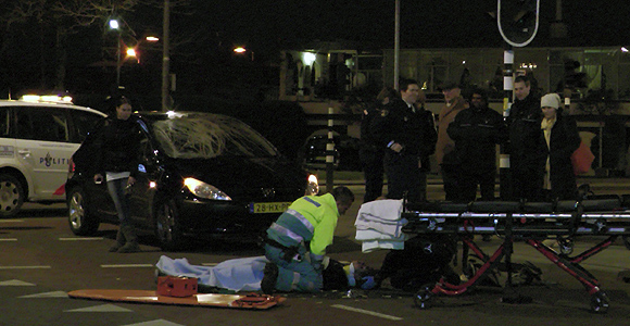 Fietser aangereden Vrijebanselaan