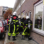 Vergeten pannentje op het vuur zorgt voor brandweeruitruk Prof Krausstraat