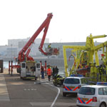 Ongeval op schip Houtrustweg