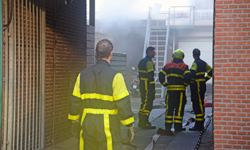 29 december Middelbrand in garagebox Seinpoststraat Den Haag
