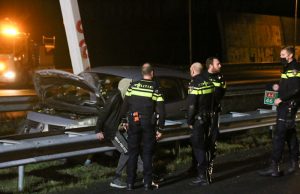 Flinke schade na aanrijding A4 Den Haag