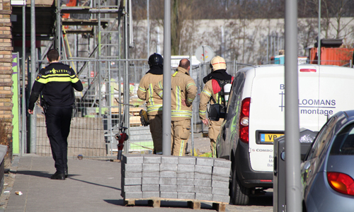 14 maart Flink gaslek door afbreken steiger Sneeuwbalstraat Vlaardingen
