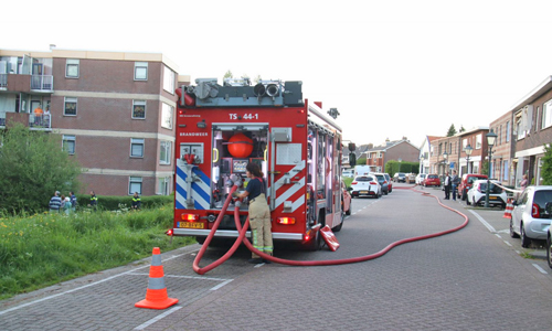 10 mei Buurtbewoners redden kinderen uit brandende woning Ravenswaard Rotterdam