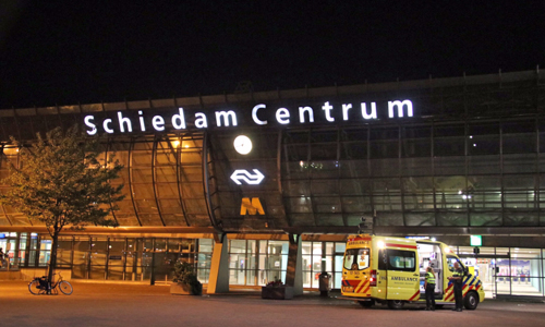 28 juni Gewonde na steekpartij Stationsplein Schiedam