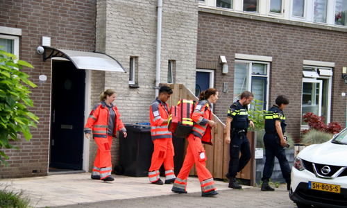 9 juli Traumahelikopter voor medische noodsituatie Marjoraanveld Schiedam