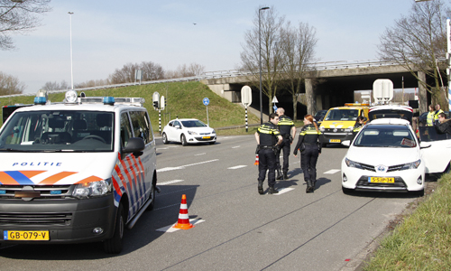 26 maart Gewonden bij kop-staart aanrijding Westlandseweg Vlaardingen