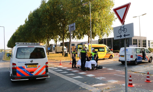 26 juli Gewonde bij aanrijding scooter vs busje Matlingeweg Rotterdam
