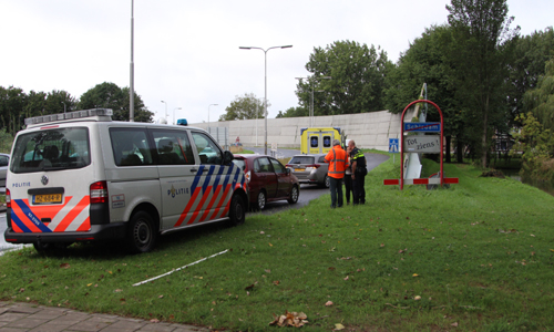12 september Motorrijder gewond na aanrijding Churchillweg Schiedam