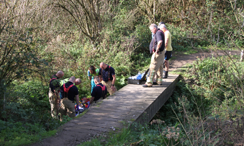 13 oktober Mountainbiker gewond na val in Broekpolder Vlaardingen