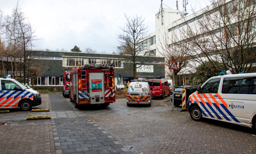 2 december Grote waterlekkage in revalidatiecentrum De State Rotterdam