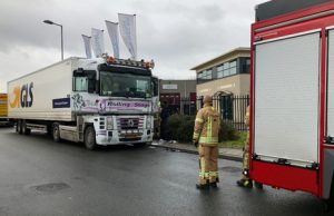 20 december Brand in vrachtwagen snel geblust Kiotoweg Rotterdam