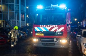 21 december Brand op balkon van woning Stationsstraat Vlaardingen