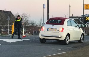Gewonde bij aanrijding auto versus auto in Vlaardingen