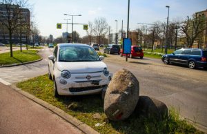 Drie aanrijdingen achter elkaar op dezelfde weg Burgemeester van Haarenlaan