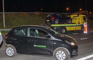 Gewonde bij aanrijding afrit A20 Rotterdam