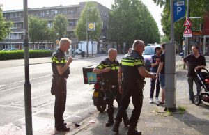 Aanrijding met kettingreactie Lorenzlaan Schiedam