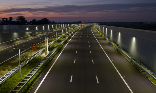 2 oktober A4 by night Schiedam/Vlaardingen