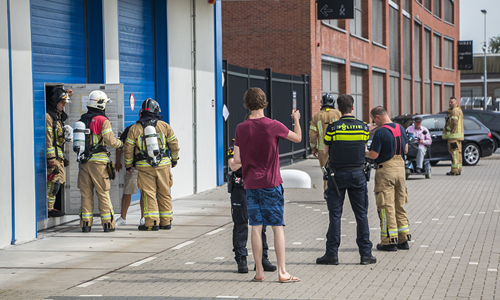 10 juli Middelbrand in loods Buitenhavenweg Schiedam
