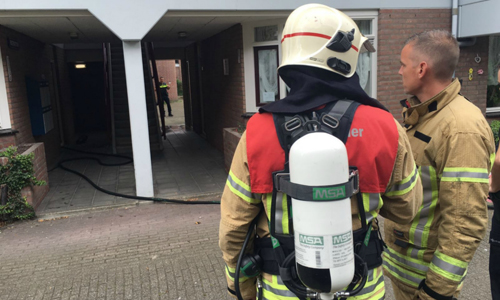 15 augustus Klein brandje in woning Pastorietuin Schiedam