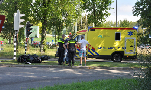 11 september Motorrijder gewond na ongeval met busje Westlandseweg Vlaardingen