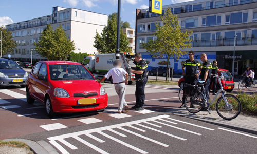 12 september Wederom een aanrijding op het Nieuwlandplein Schiedam