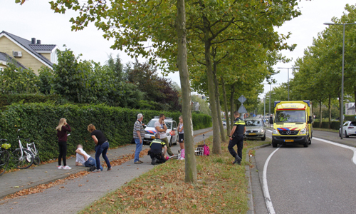 28 september Fietsers botsen tegen elkaar op Slimme Watering Schiedam