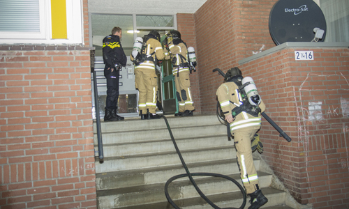 30 december Brand in kelderbox van portiekwoning Vriendschapsplein Schiedam