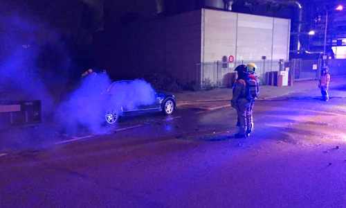 23 oktober Autobrand op industrieterrein Nieuw-Mathenesserstraat Schiedam