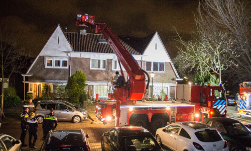 23 december Brandweer opgeroepen voor schoorsteenbrand Emmakade Vlaardingen