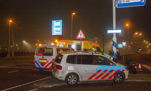 28 december Aanrijding tussen auto en scooter Beijerlandselaan Rotterdam