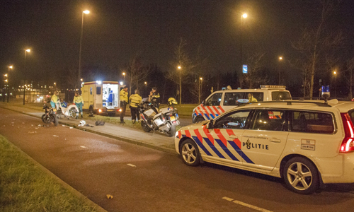 30 december Gewonde na flinke aanrijding Schiedamsedijk Vlaardingen