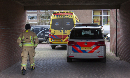 3 januari Traumaheli biedt ondersteuning bij medische noodsituatie Tuinstraat Maassluis